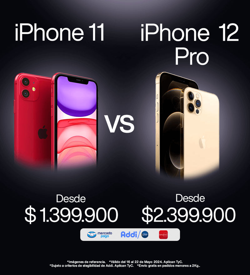 Encuentra la diferencia entre el iPhone 11 y iPhone 12 y compra el mejor.