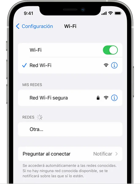 Si el iPhone, iPad o iPod touch no pueden conectarse a una red Wi-Fi