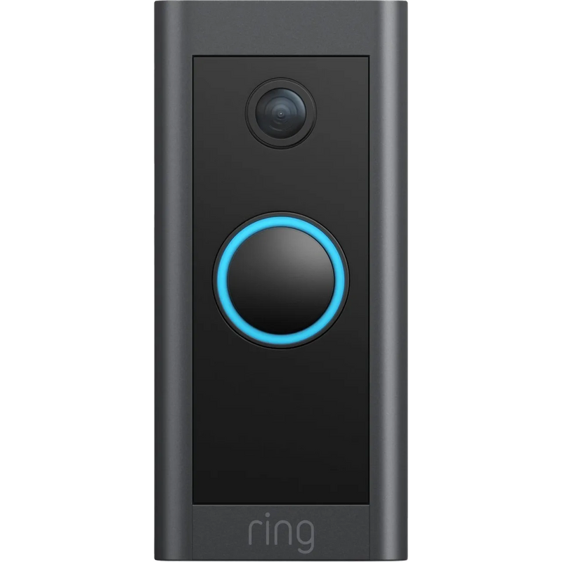 Timbre con Video Ring Negro - Reacondicionado
