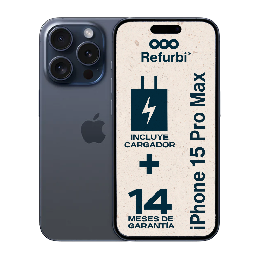 📱 iPhone 15 Pro Max Reacondicionado | Titanio, Zoom 5x y Potencia con ...