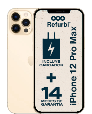 iPhone 12 Pro Max 128GB Dorado (Gold) Reacondicionado Certificado