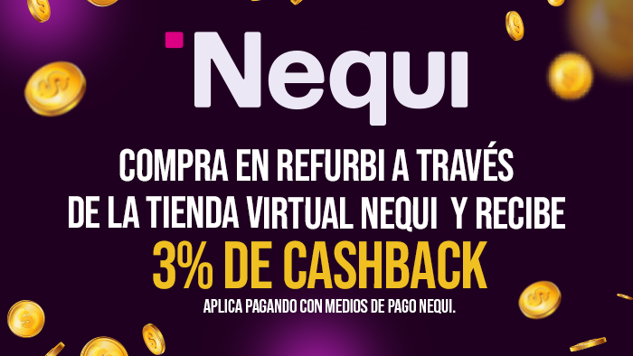 Recibe 3% de cashback con Nequi